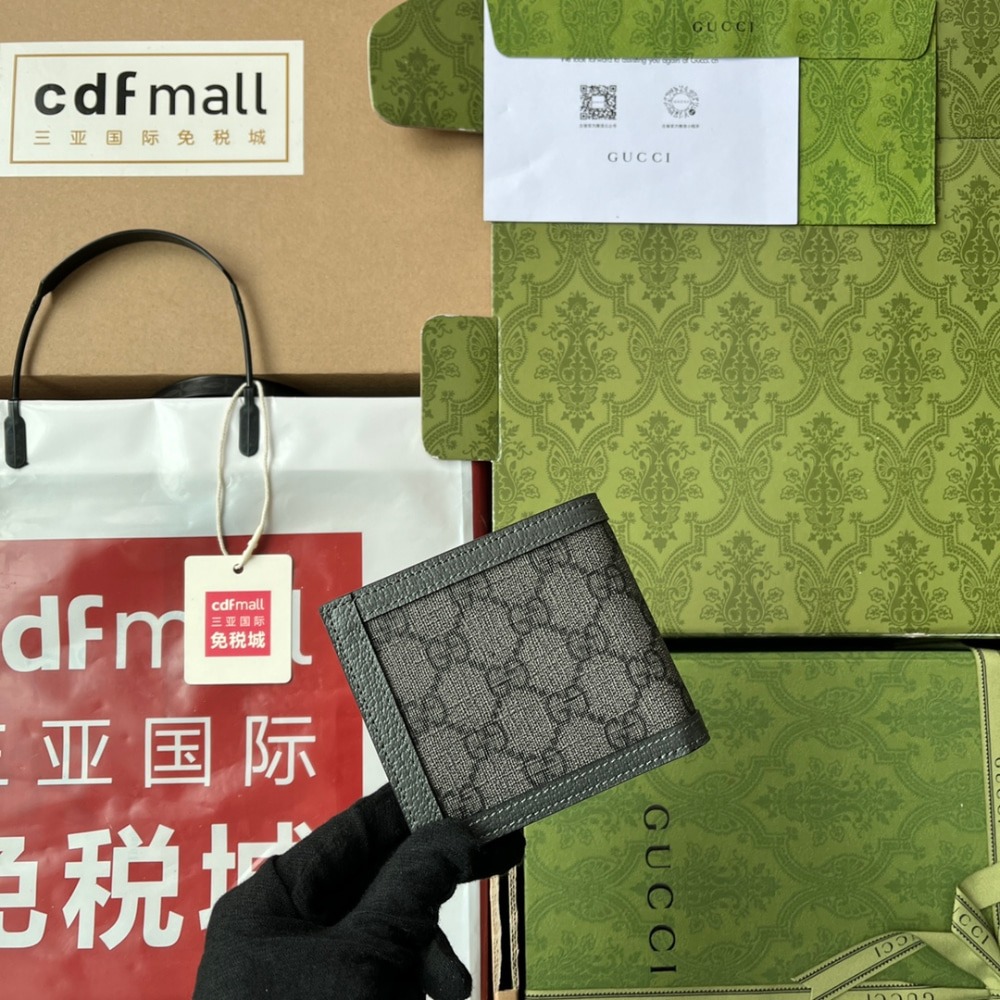 구찌 오피디아 GG 수프림 반지갑 597606