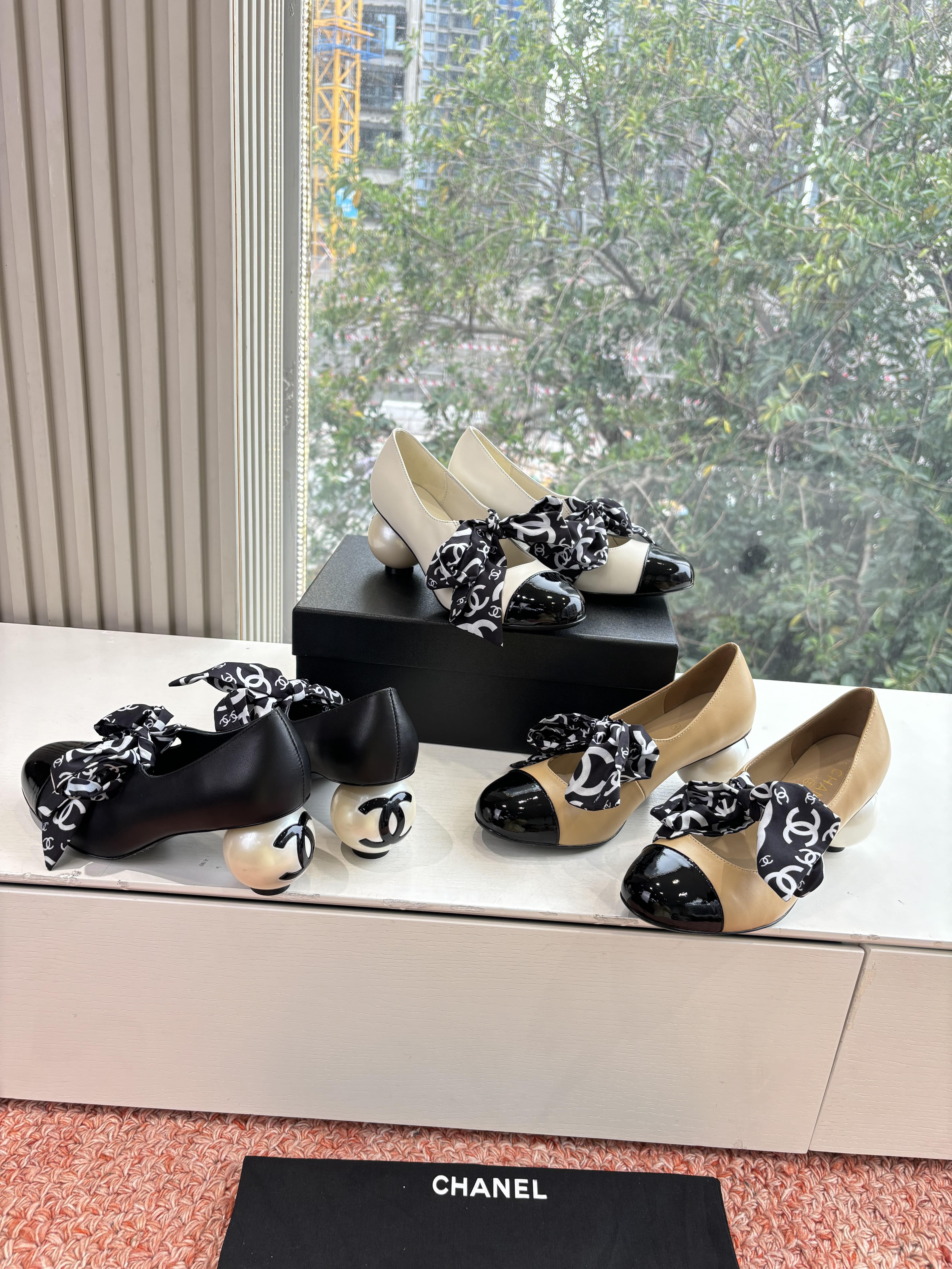 샤넬 26 신상 메리제인 리본 단화