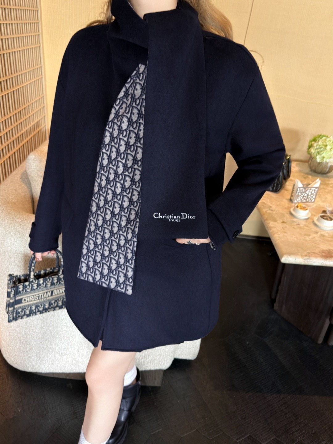 디올 25FW 신상 모직코트