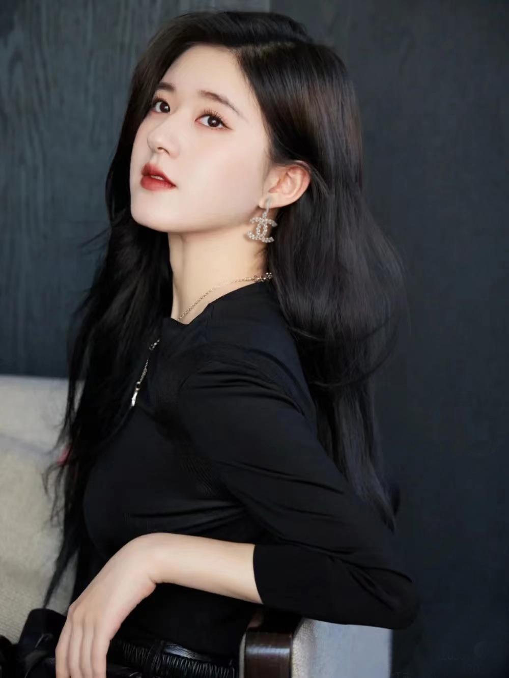 샤넬 CC 로고 크리스탈 귀걸이 이어링 