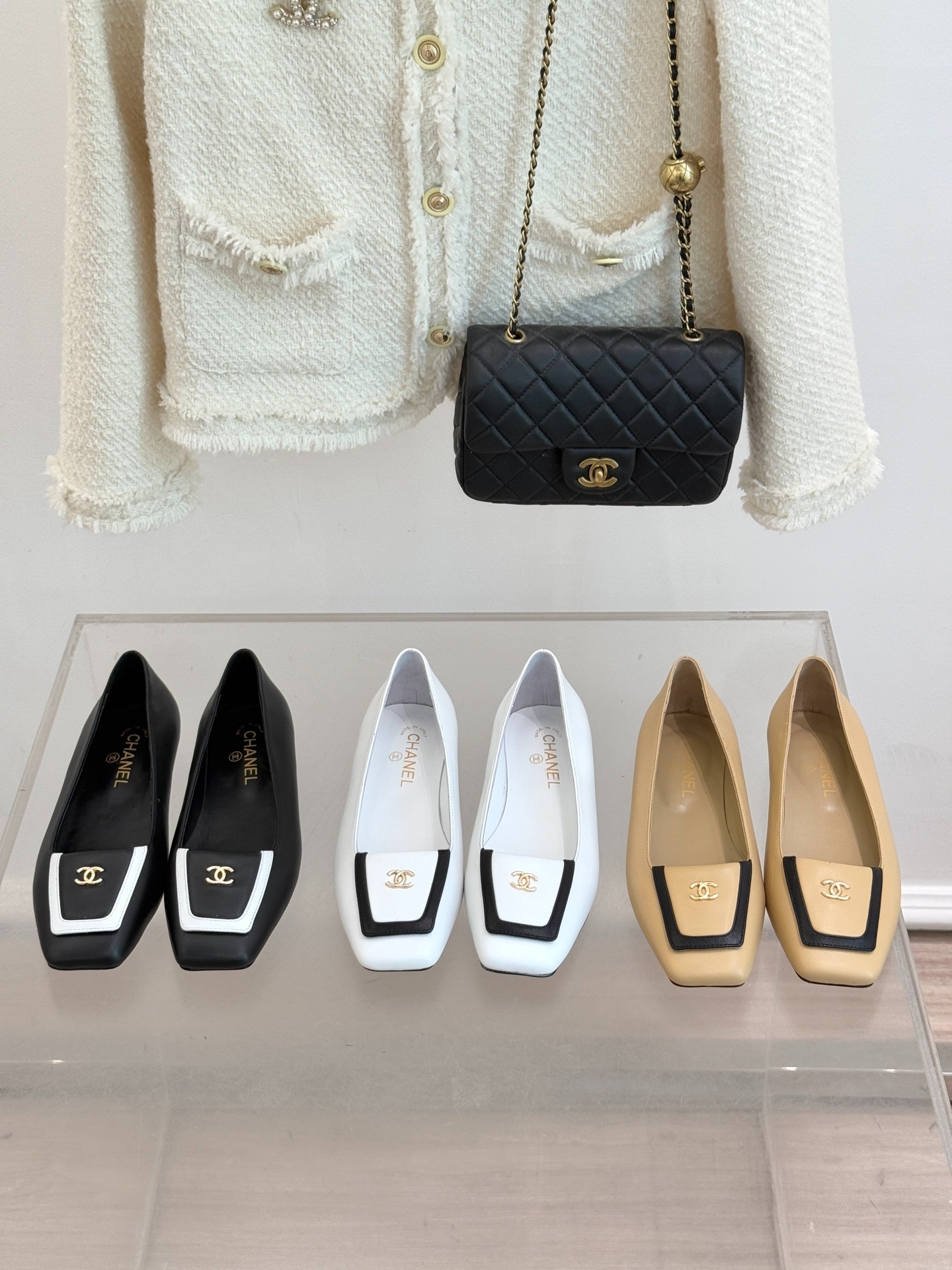 샤넬 25K 신상 플랫 단화