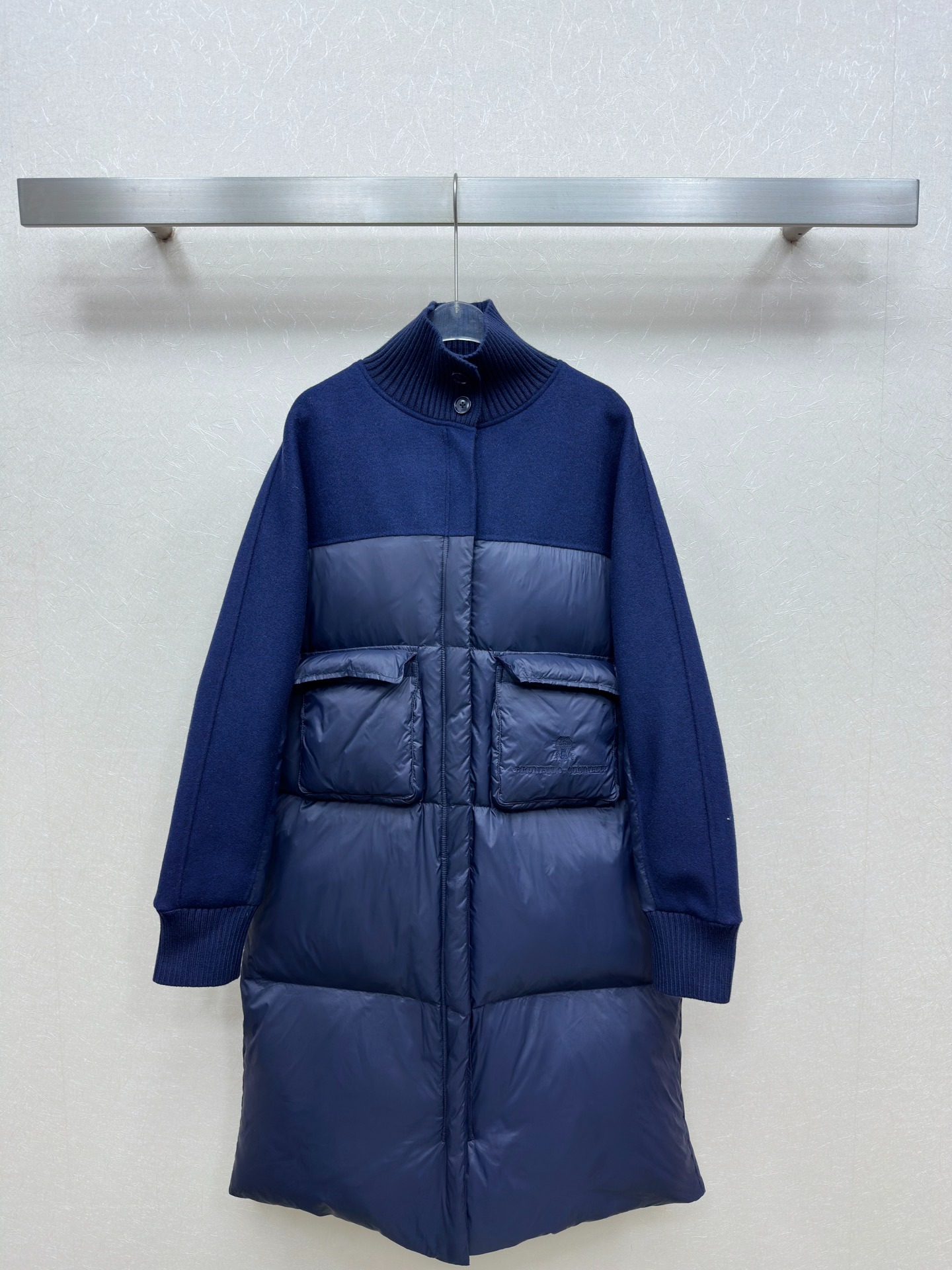 브루넬로쿠치넬리쿠치넬리 신상 스탠드카라 롱패딩