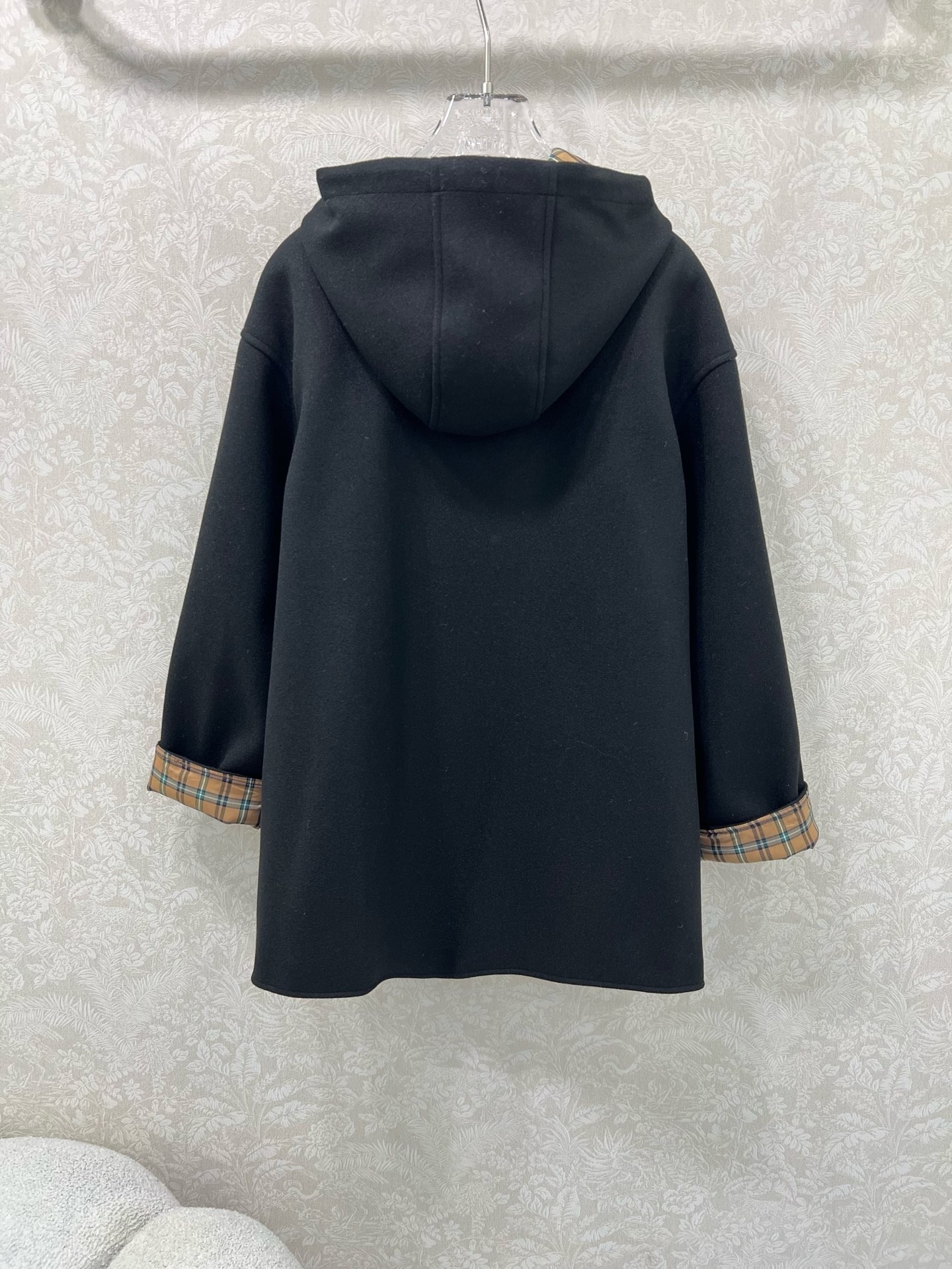 미우미우 25 신상 모직 후드 코트