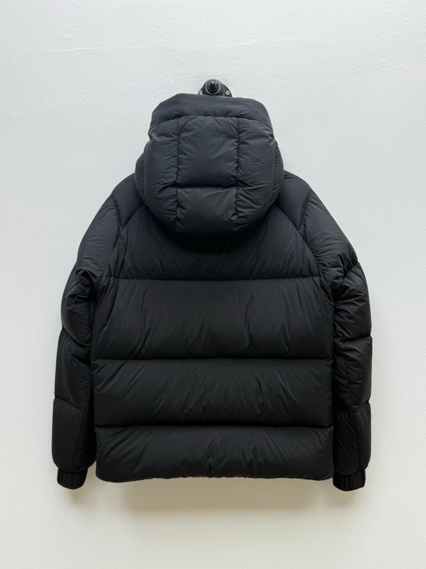 디올 스* 콜라보 로고 장식 후드 패딩