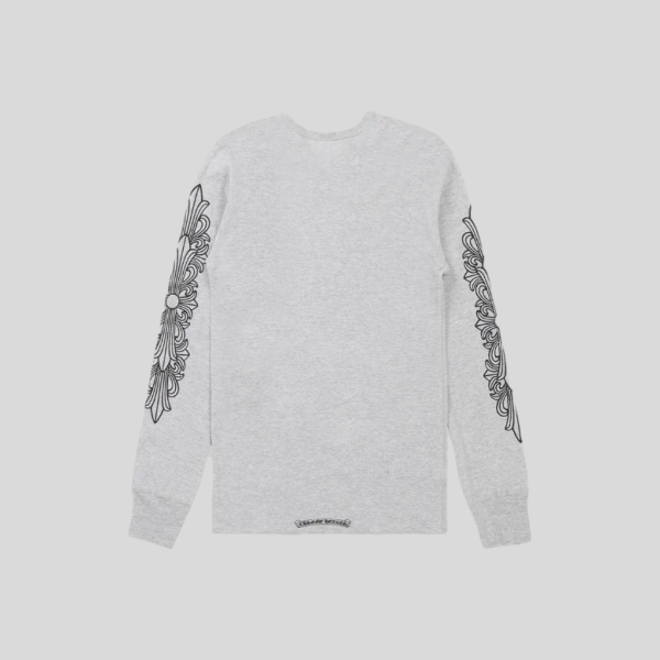 크롬하츠 와플 체크 긴팔 티셔츠