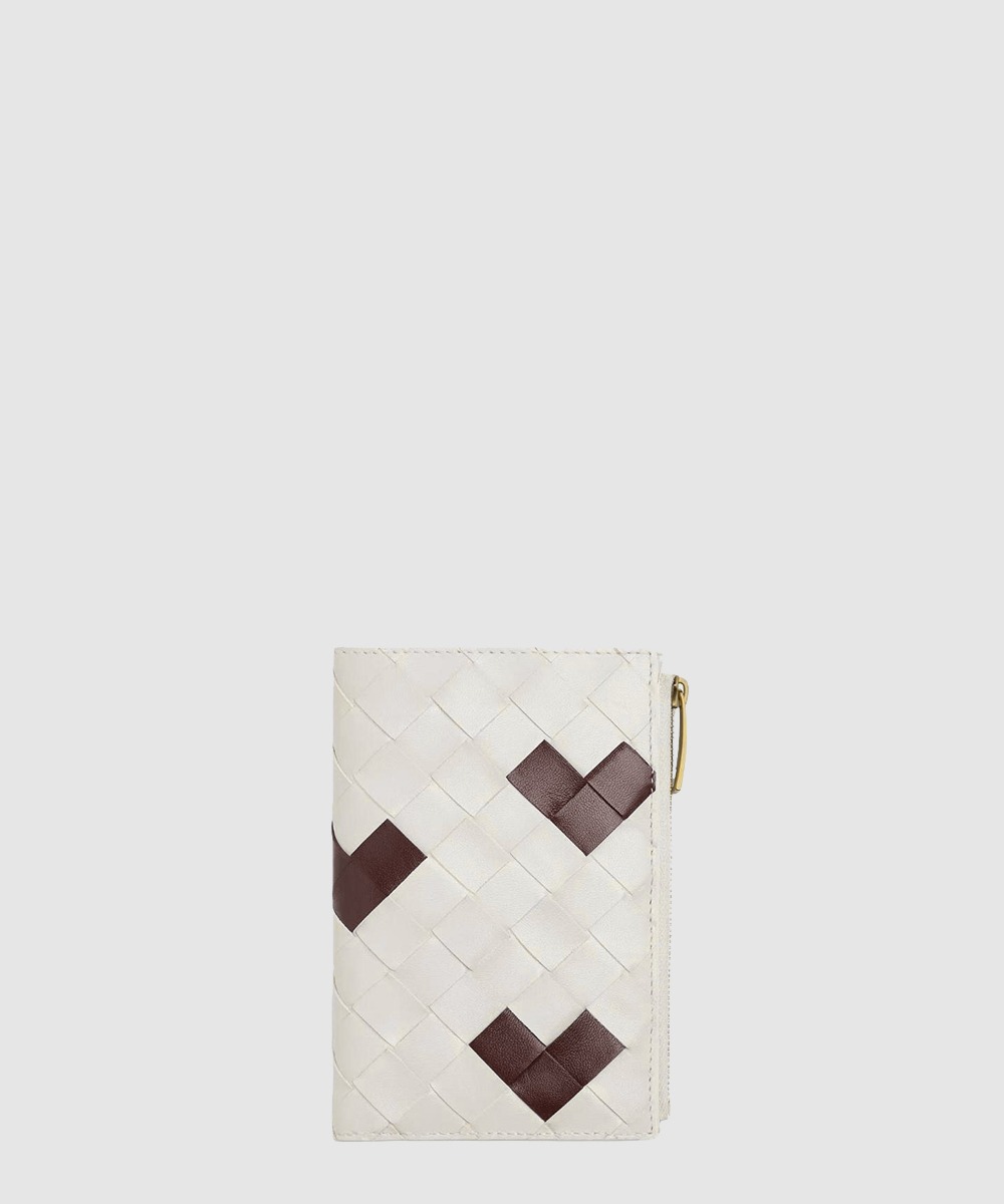 보테가베네타 미디움 인트레치아토 양면 지갑 749940