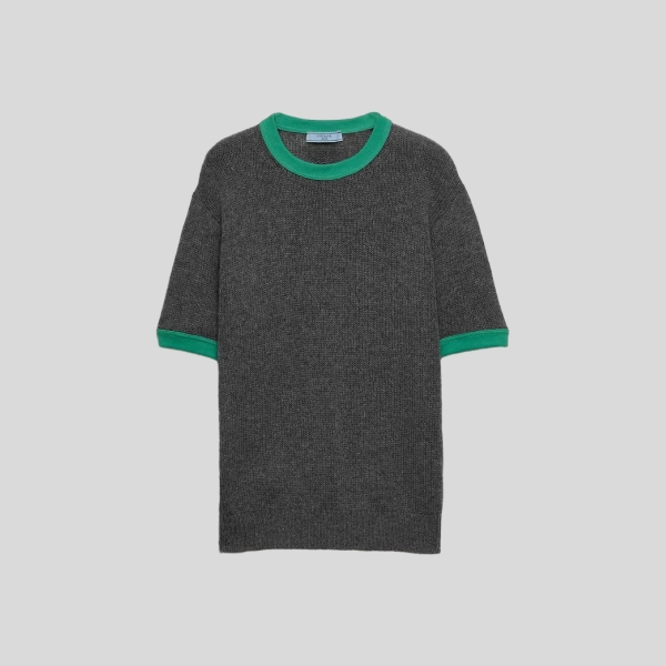 프라다 캐시미어 크루넥 스웨터