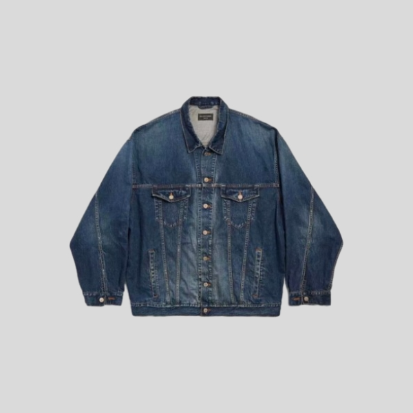 발렌시아가 테이프 타입 데님자켓
