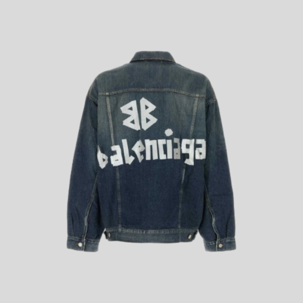 발렌시아가 테이프 타입 데님자켓