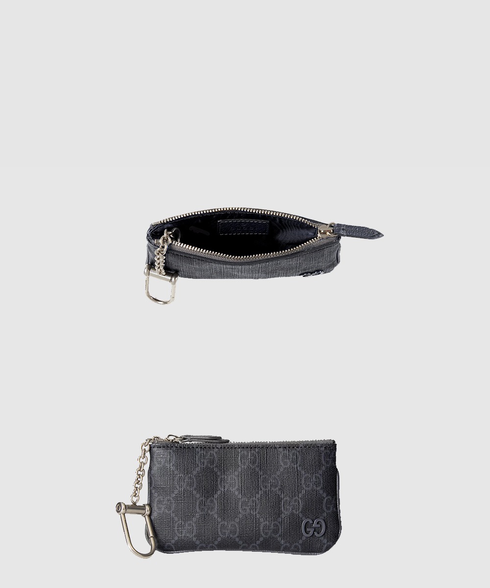 구찌 투톤 GG 슈프림 키 파우치 820666