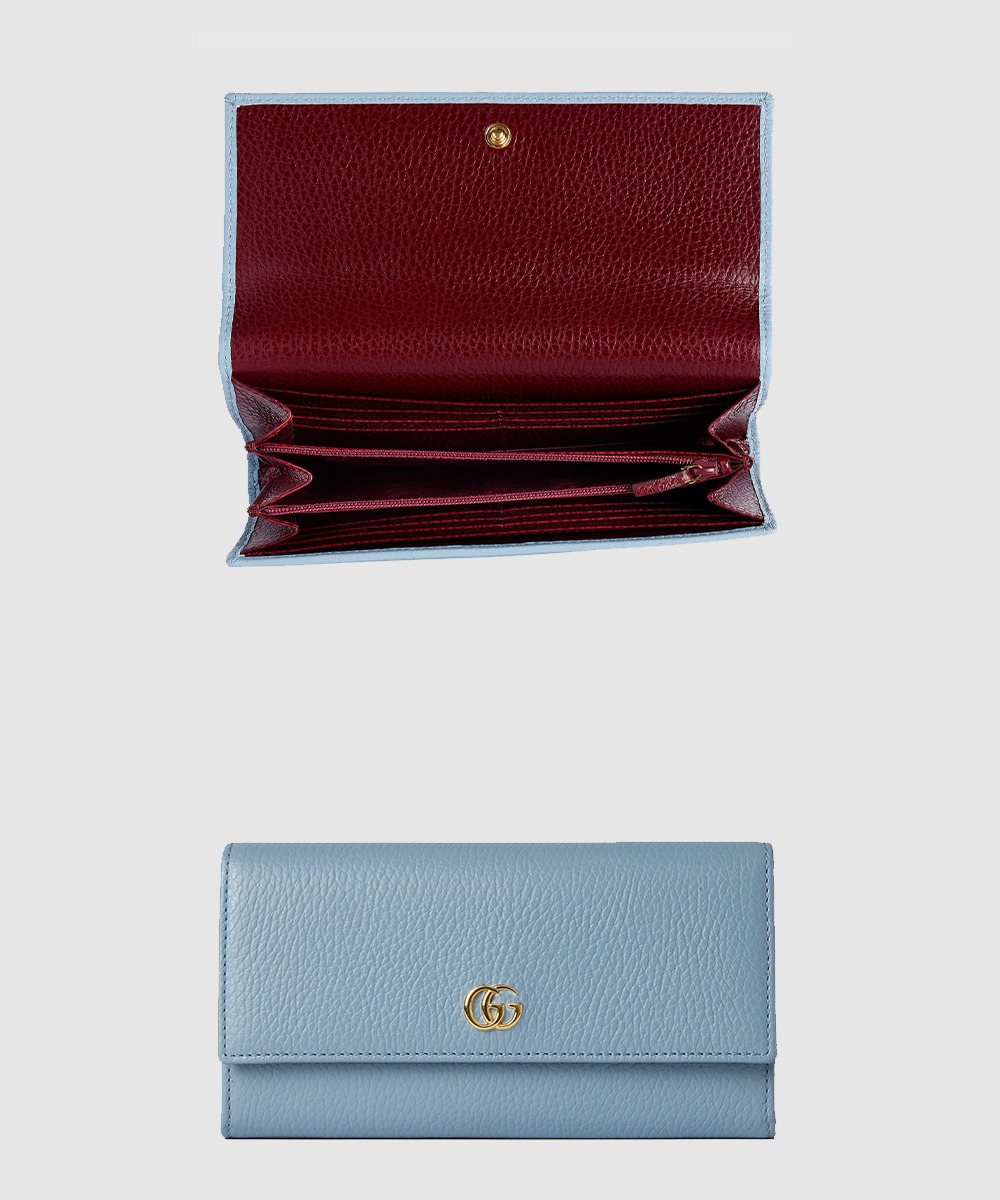 구찌 GG 마몽 바이컬러 장지갑 456116