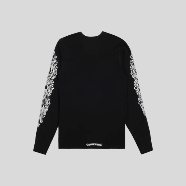 크롬하츠 와플 체크 긴팔 티셔츠