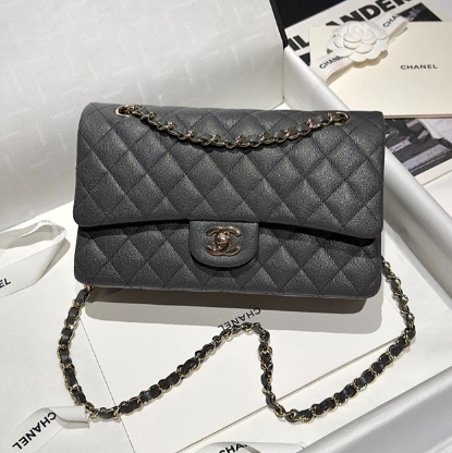 샤넬 2026 클래식 플랩백 미디엄 캐비어