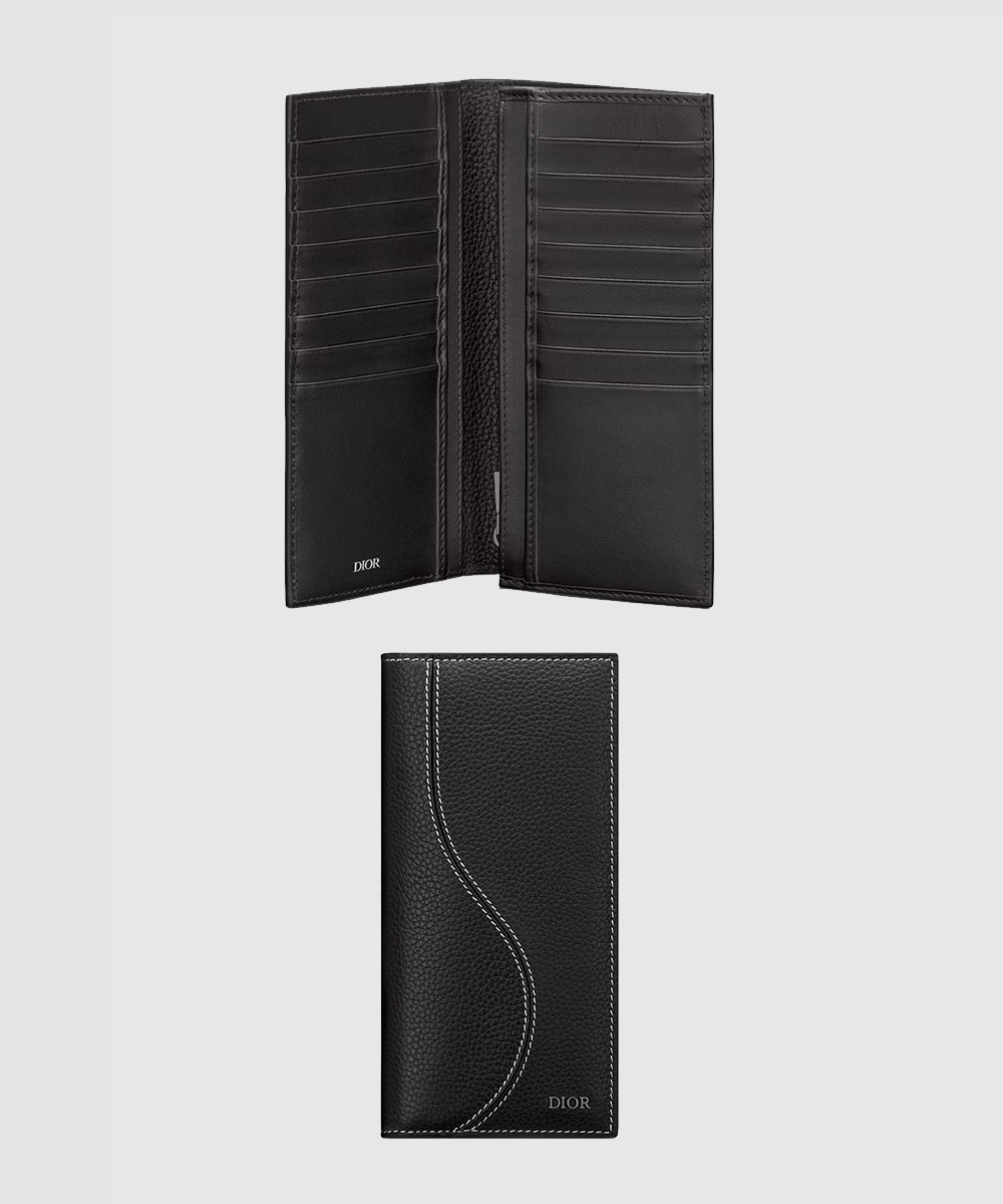 디올 Saddle 버티컬 장지갑 2ADBC