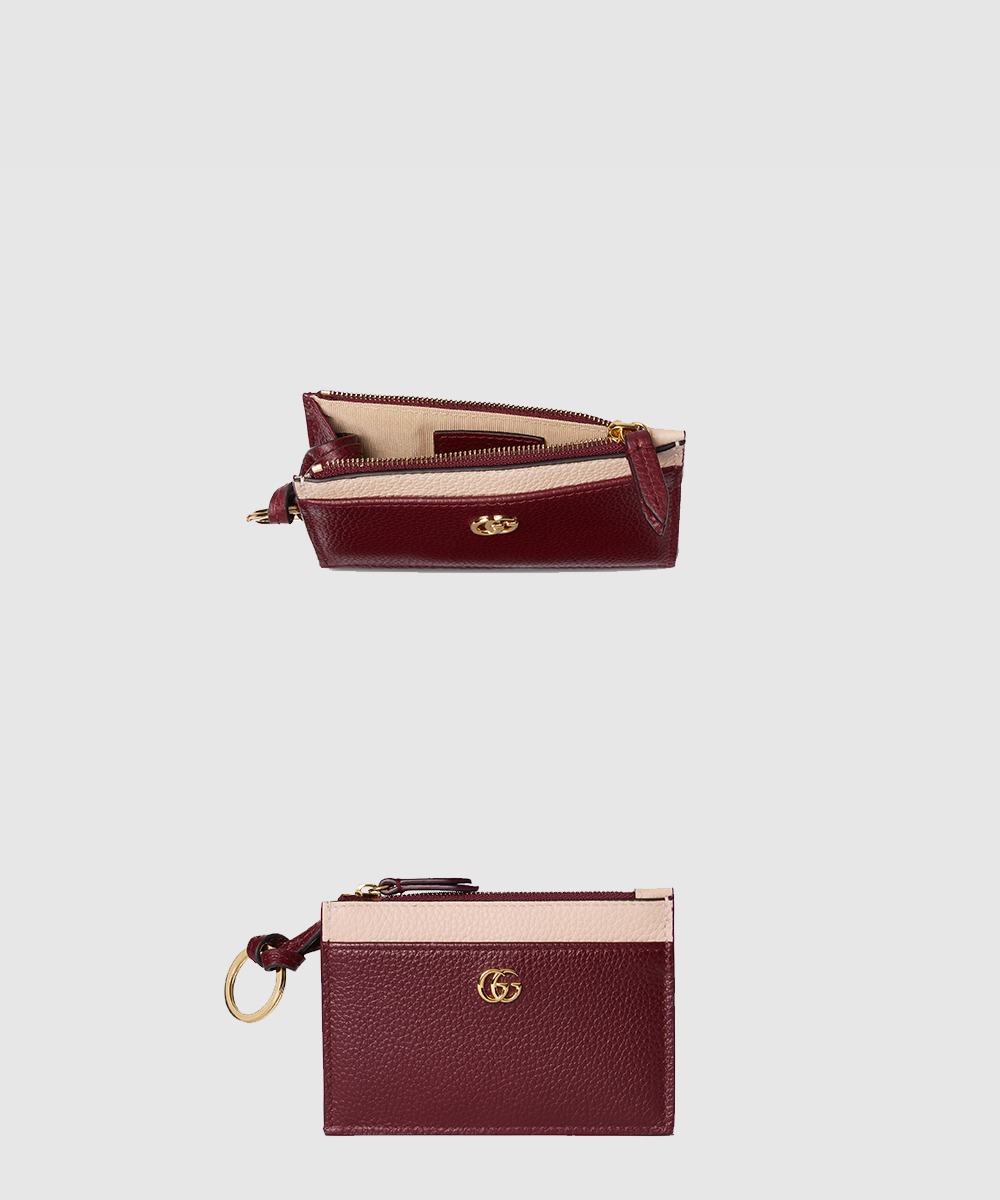 구찌 GG 마몽 지퍼 키 파우치 837966