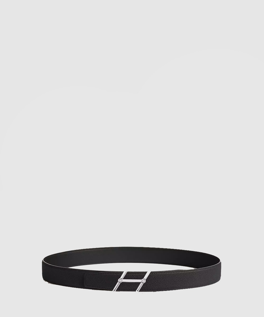 에르메스 Swing 벨트 버클 리버서블 가죽 스트랩