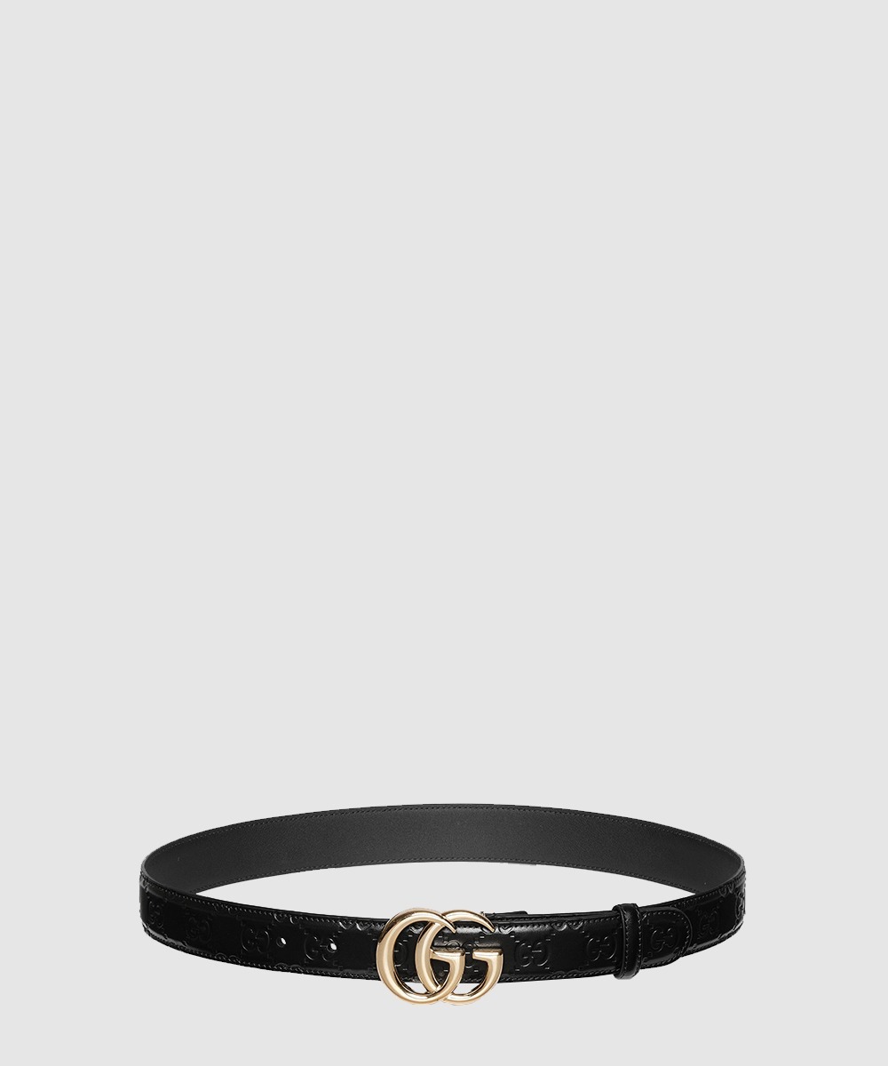 구찌 GG 마몽 씬 벨트 625839