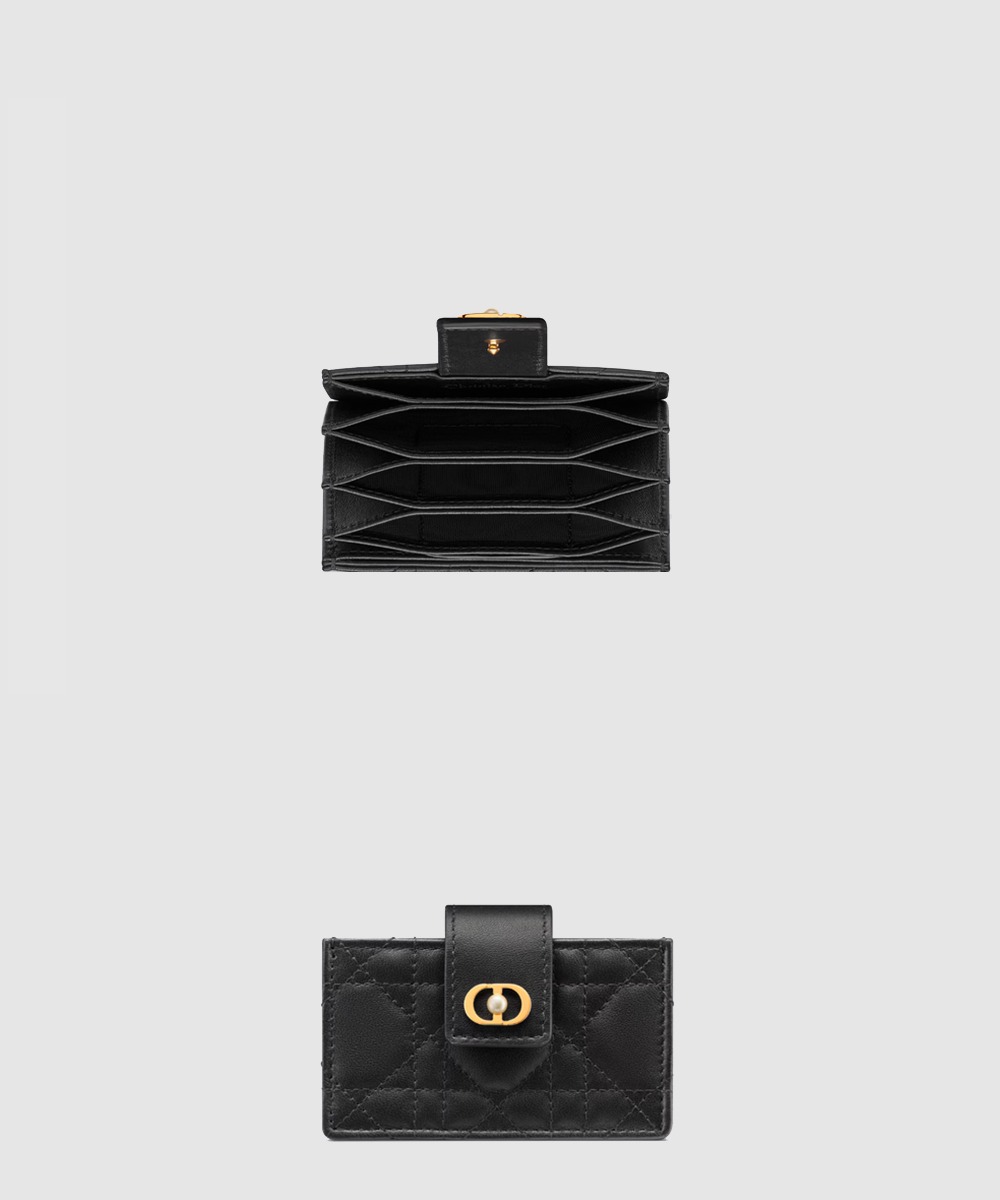 디올 카드지갑 Jolie 자스민 양 가죽 S3104