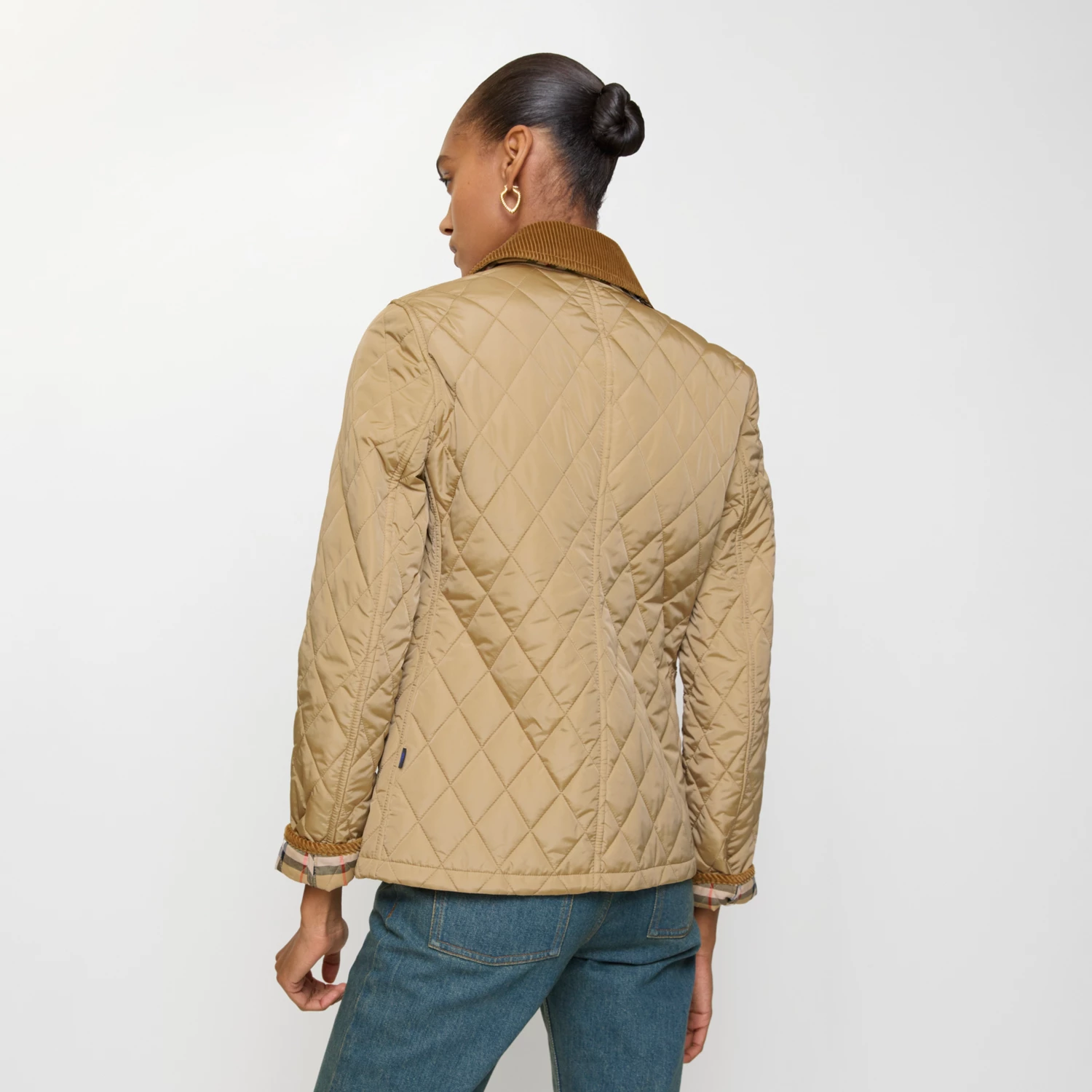 버버리 퀼팅 나일론 자켓