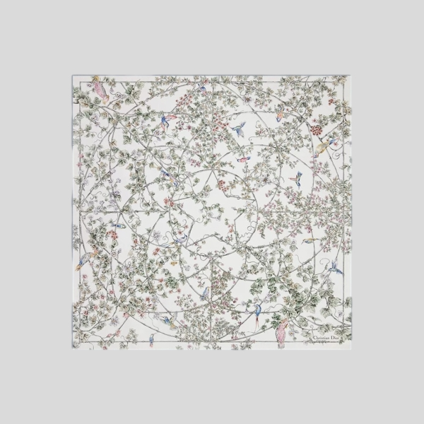 디올 Jardin D-Étoile 90 스퀘어 스카프