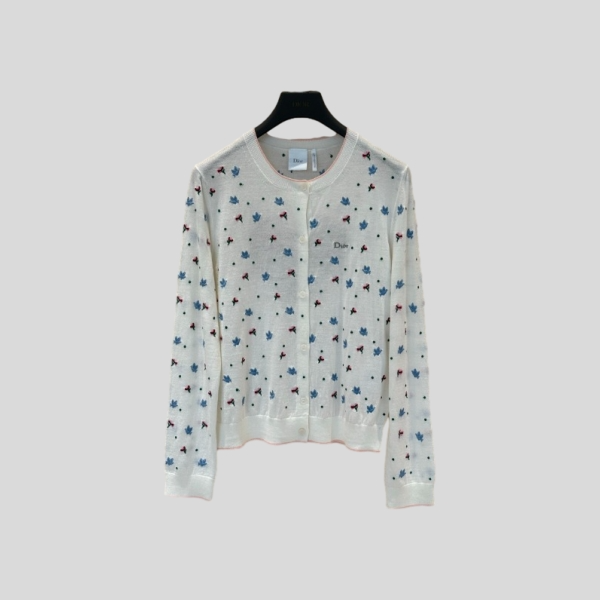 디올 도브 니트 가디건